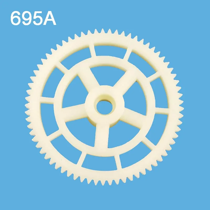 695A 0.5M Toy Helicopter Aircraft Gear 69 Teeth OD=36mm Hole 4.97mm DIY Model Parts 69T Big Pinion