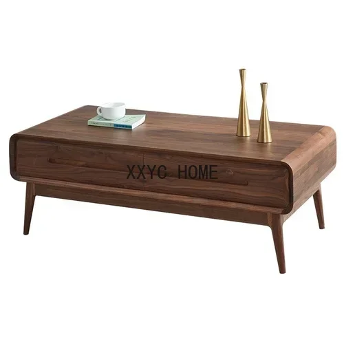 

Шкаф для телевизора из массива дерева, современный простой журнальный столик для маленькой квартиры, комбинация чайного столика