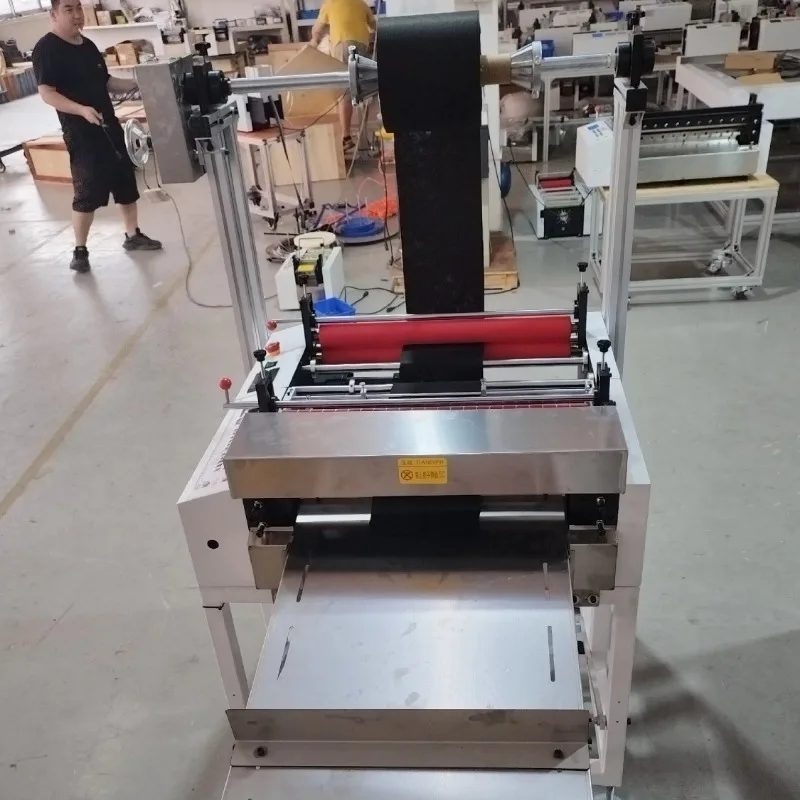 Graphene Conductive Fabric Paper Embossing Machine PVC Film Fully Automatic Cutting Machine HZH-600LS 220V 70m/min