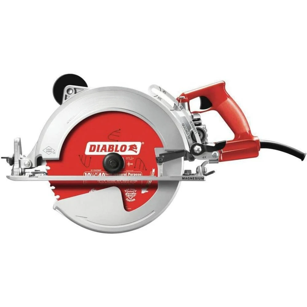 SPT70WM-22 10-1/4 In. Magnesium SAWSQUATCH Worm Drive (Diablo Blade) Blade Guard, Cutting Wood, PVC or Soft Metal