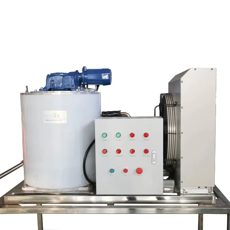 YG 5000kg Capacity Per Day Flake Ice Machine With Automatic Operation Flake Ice Machine 5ton Ice Flake Machine