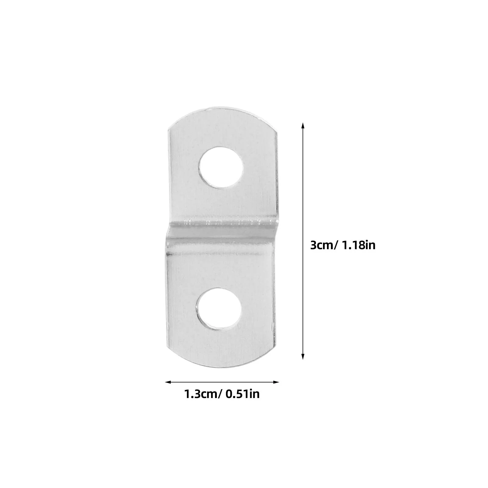 120-teilige Eckcode-Schreibtischbefestigung, Tischverbinder, Fotorahmen, Rückseite, Desktop, Z-Form, Edelstahl-Clips, Mann