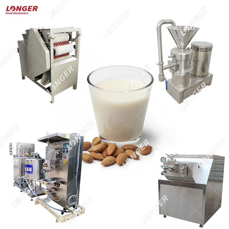 4kw Almond Milk Maker Soy Sauce Colloid Mill Almond Milk Making Machine