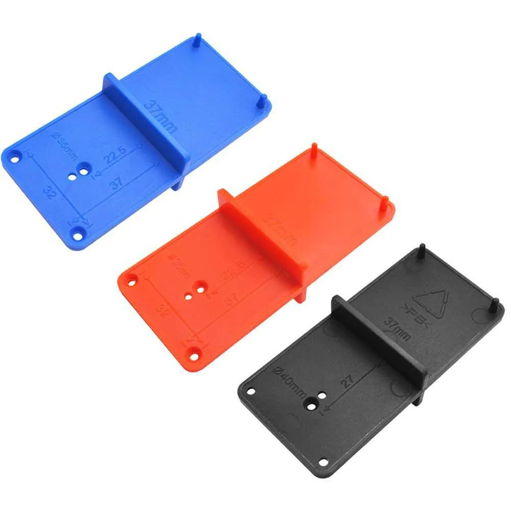 Hinged Hole Locator Punch Locator Hole Locator Time saving Hinge Hole Drilling Guide for Door Cabinet Installation