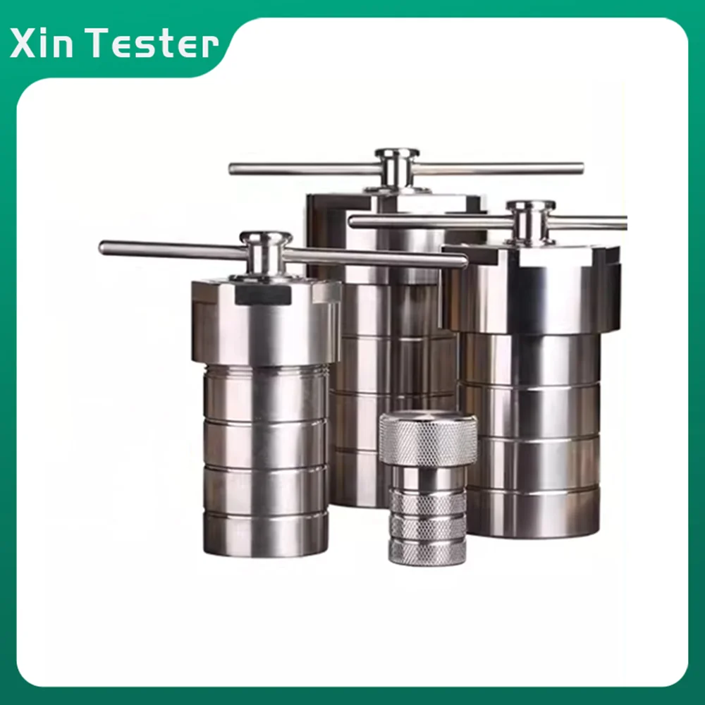 

Xin Tester 5/10/15/25/50/100 мл 304 реактор гидротермического синтеза из нержавеющей стали с камерой из ПТФЭ