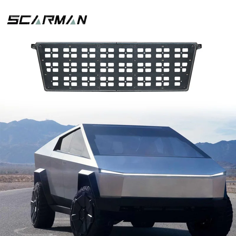 

High-strength Aluminum Alloy Material Vault Cargo Divider Suitable for Tesla Cyber Pickup Truck Car Accessories Auto Parts
