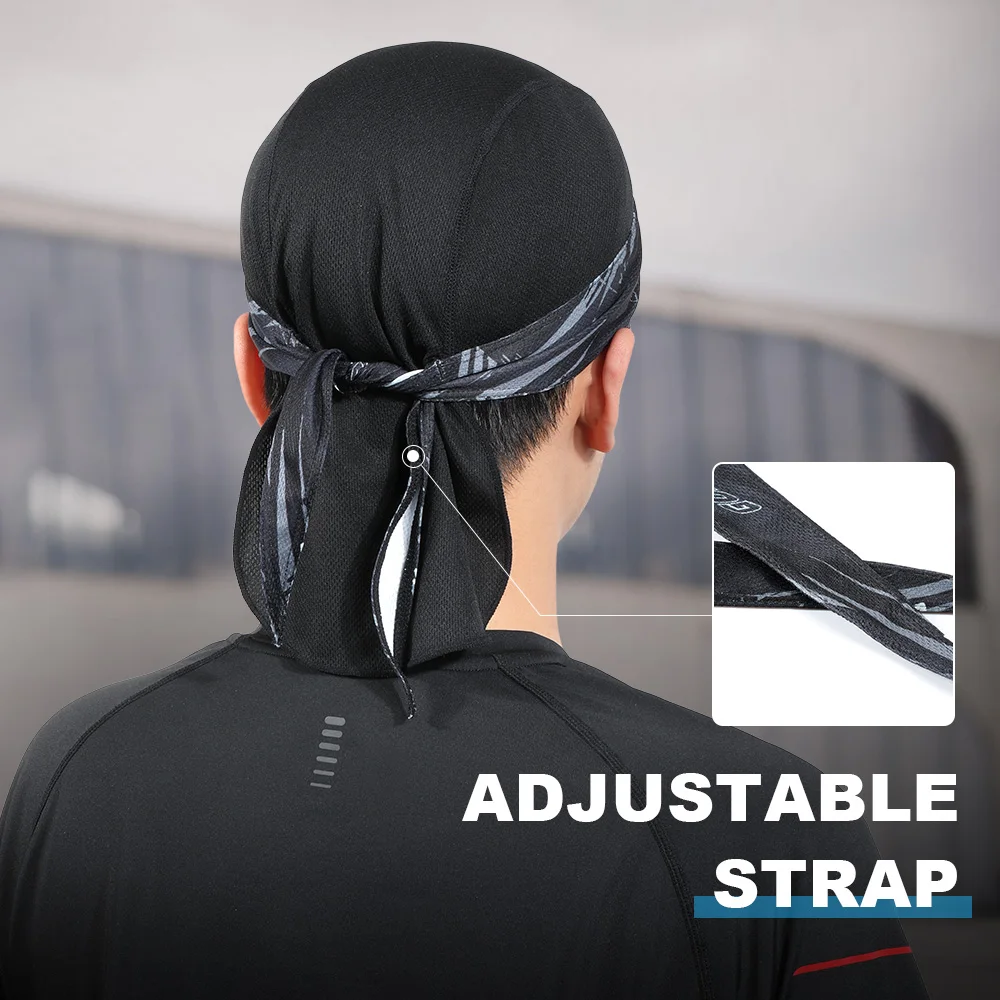 التجفيف السريع قبعة الدراجات دو السجاد تنفس فتل باندانا في الهواء الطلق تشغيل المشي لمسافات طويلة دراجة واقية من الشمس أغطية الرأس Durags قبعة الصيف #4