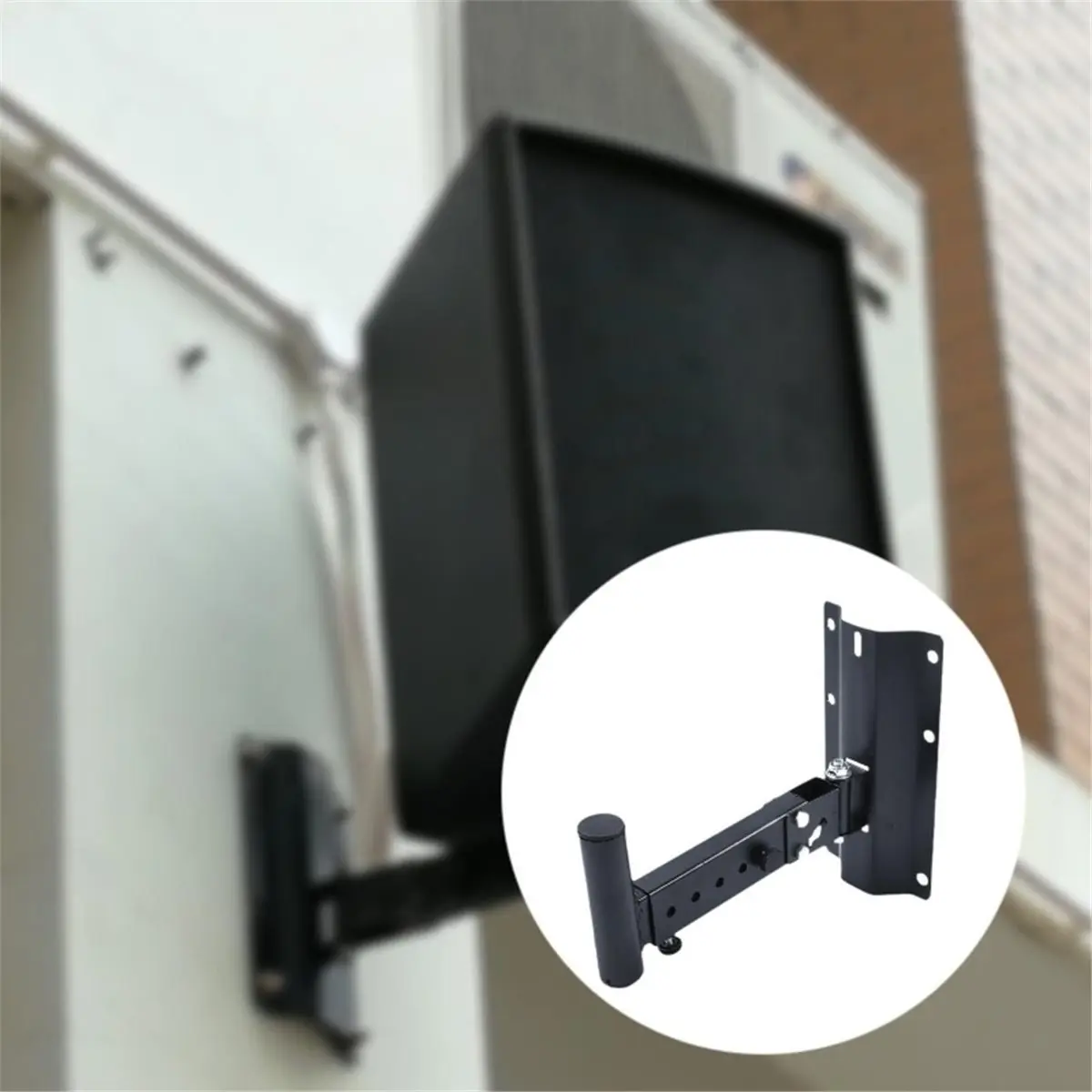 ABIU Speaker Bracket Practical Speaker Holder for Family KTV Stage Performances, Adjustable Wall Mount Stand