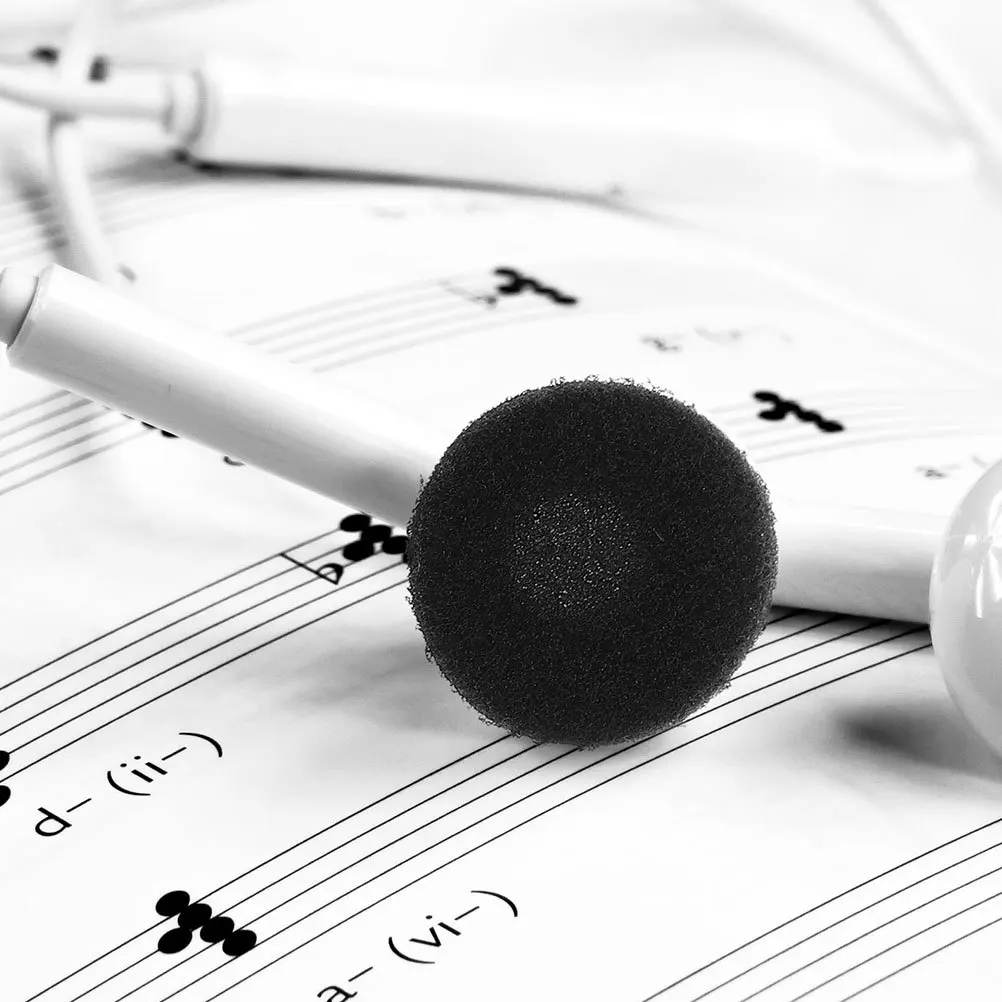 200 قطعة بطانة للأذن استبدال وسائد إسفنجية ناعمة ومريحة لنماذج سماعات الأذن المتعددة وسائد الأذن