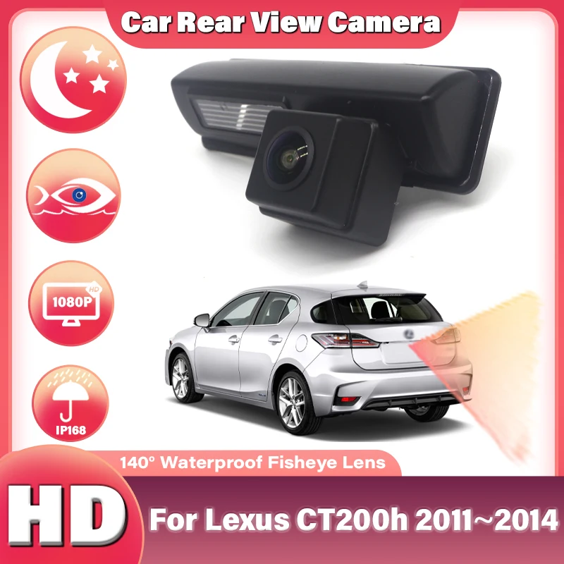 

CCD HD Car Rear View Camera Car Backup Parking Camera Night Vision High Quality RCA For Lexus CT200h 2011 2012 2013 2014