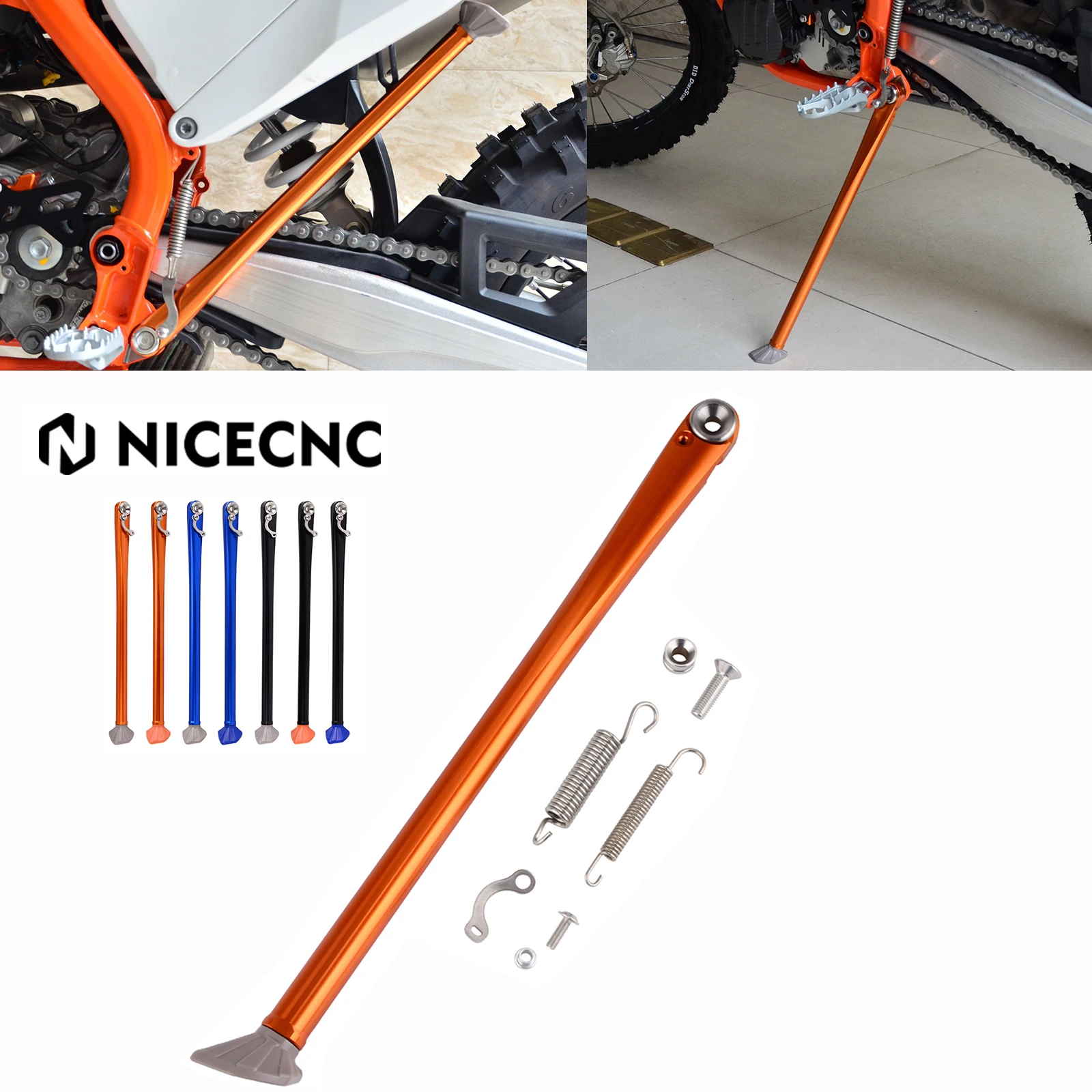 

NICECNC Motorcycle Side Kickstand Spring For KTM XC XCF XCW XCFW XCRW EXC Six Days EXCR 150 200 250 300 350 400 450 500 505 530