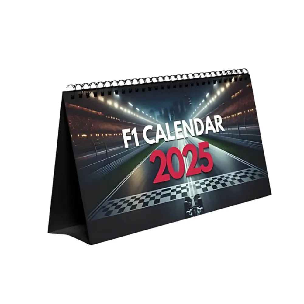 

Racing Experience Desktop Calendar Thrill Race Track Design Motor Calendar Home Decoration Motorsport Cool Calendar Fans