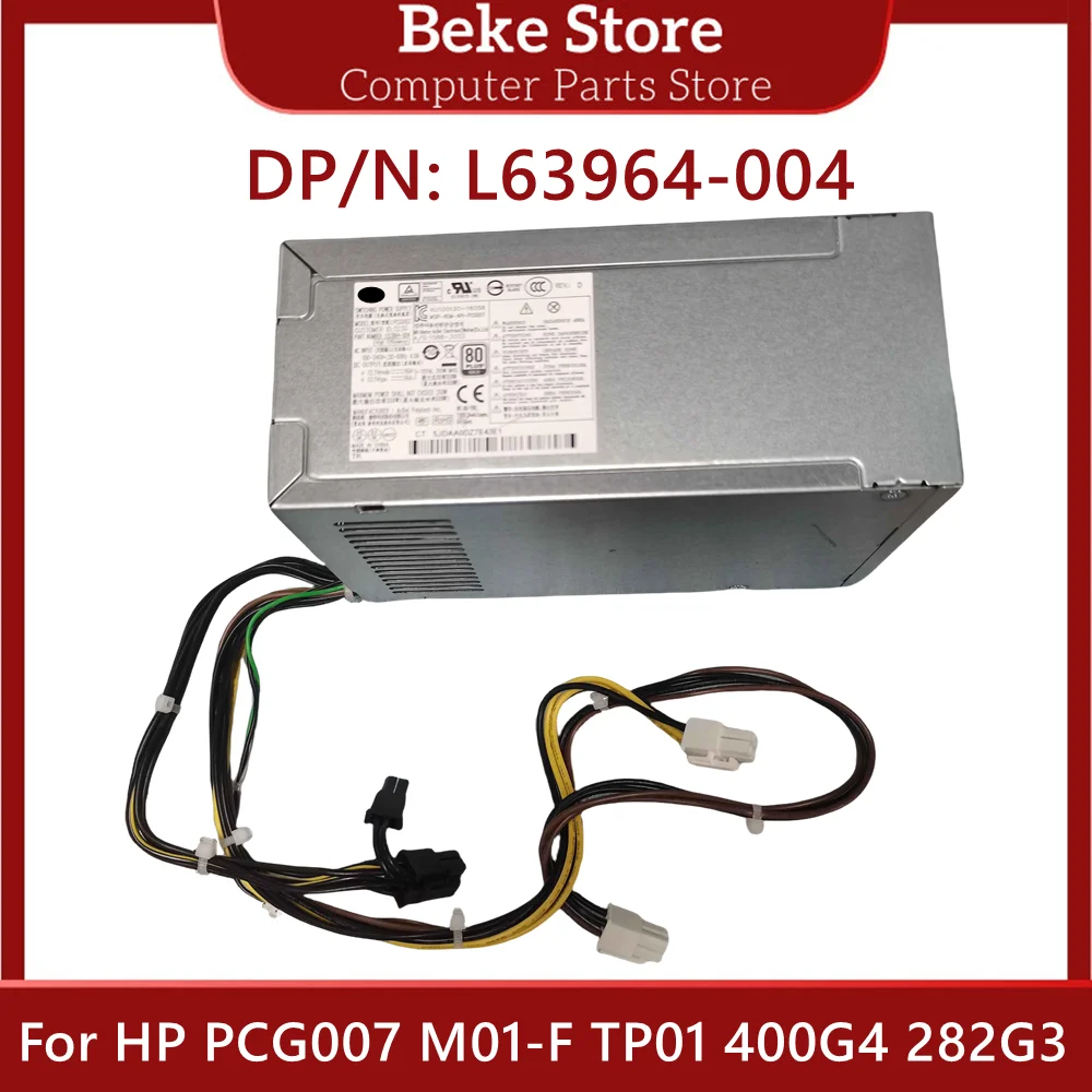 

Beke L63964-004 оригинальный блок питания 310 Вт для HP PCG007 M01-F TP01 400 G4 282G3, протестированный, высококачественные запасные части