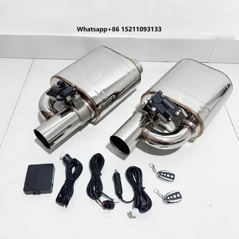 Electric Valve Universal Muffler Remote Control Sports Car Sound Deep Voice Exhaust Muffler
