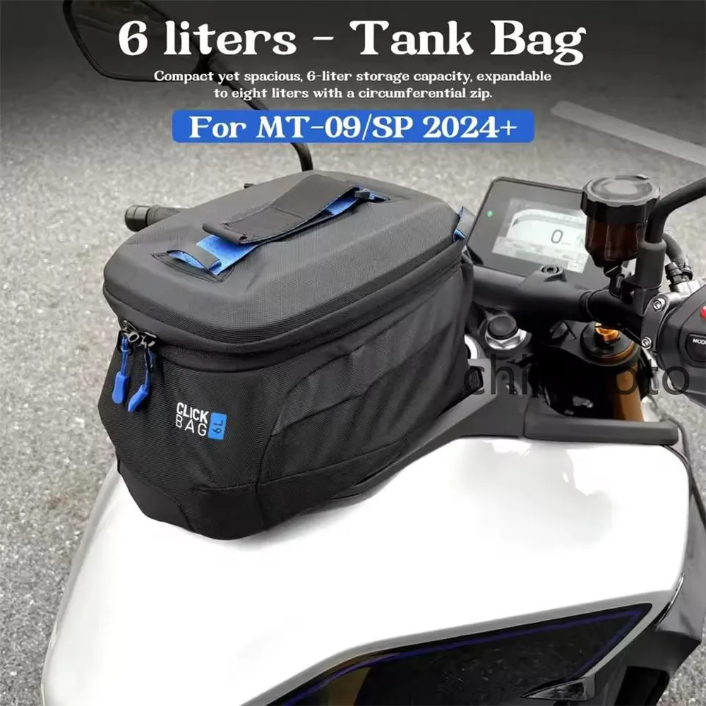 Waterproof Tank Bag Motorcycle Backpack Quick Lock Kit For Yamaha MT-09 SP MT09 SP MT 09 Fuel Tank Bag Luggage Storage Bag 2024-