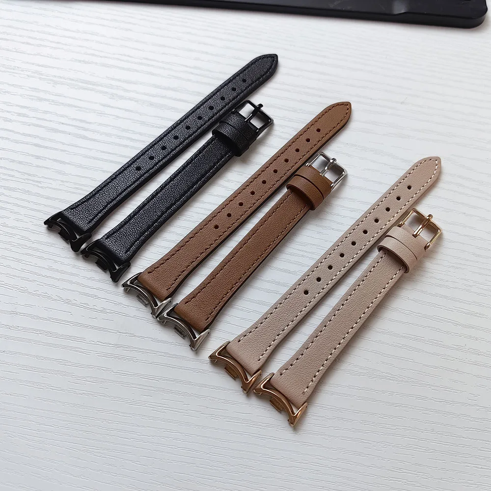 Nuovo cinturino per orologio in morbida pelle compatibile con Xiaomi Mi Band 10/Mi Band 9/Mi Band 8 cinturino da polso