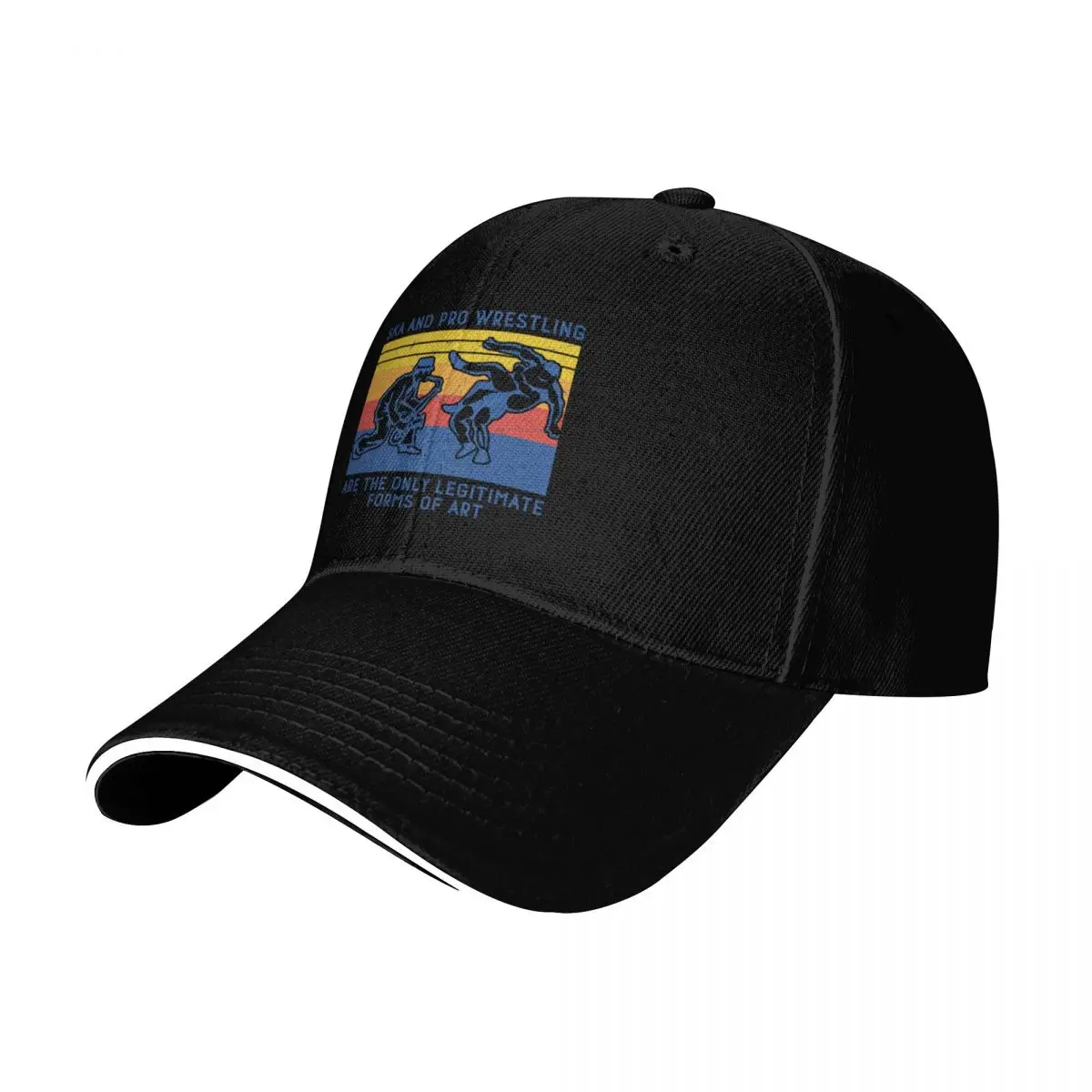 retro vintage Ska And Pro Wrestling Are The Only Legitimate Forms Of Art tee funny Baseball Cap