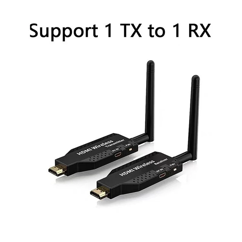 50M HDTV Extender | 1080P 60Hz HDTV Wireless Network Converter Switch For TV DVD PC Projector  No Need Network Cable