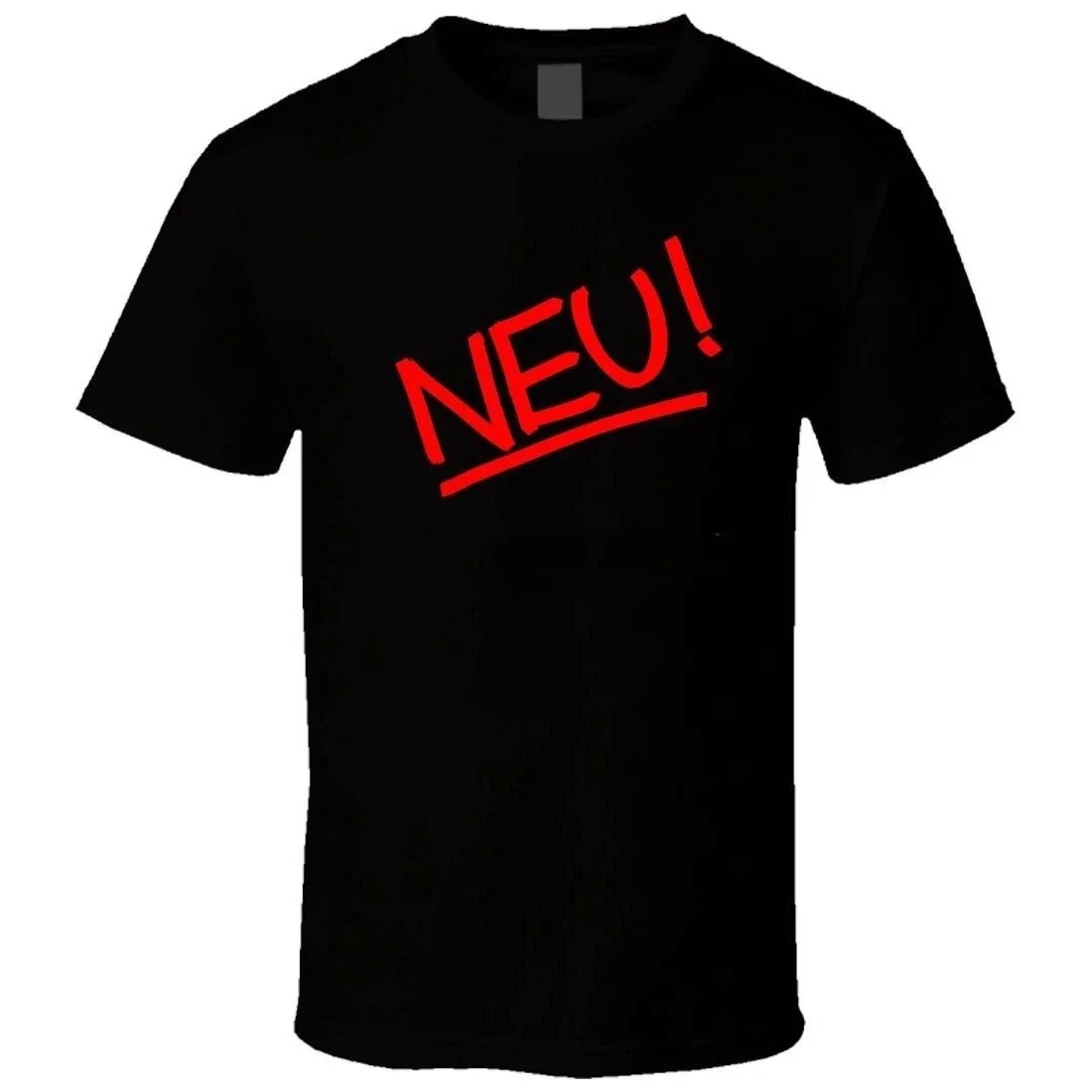 New! Band 3 Black Printed T-Shirt Men's Short Sleeve Customizable Design Hand-Painted Unique Fashion Casual Wear