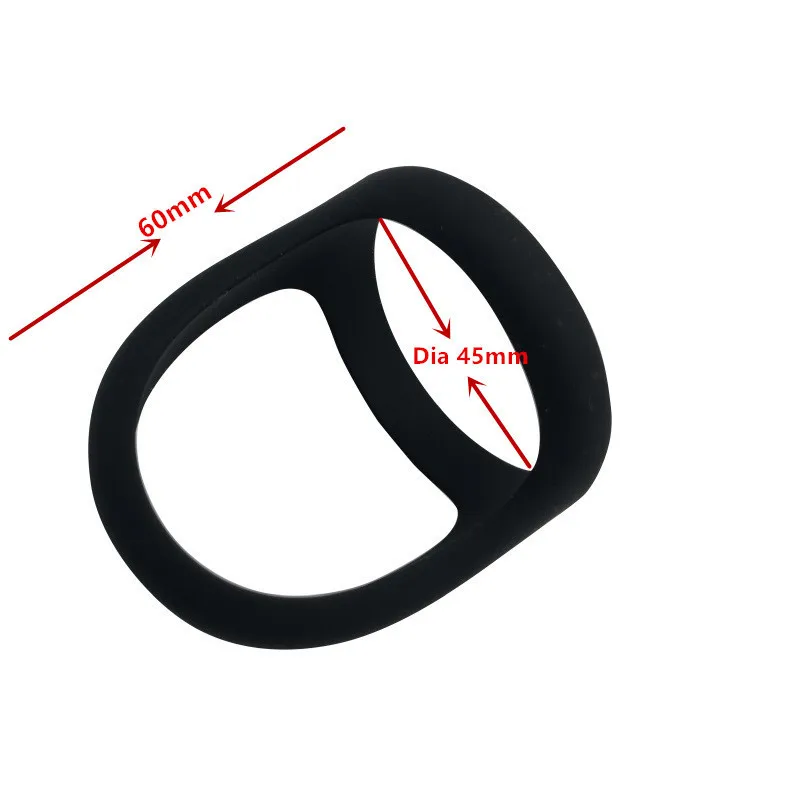 silicone inner Dia: 45mm CockRing, sex products for man sex toy Silicone delay Ring for cock  sex time lasting sex product