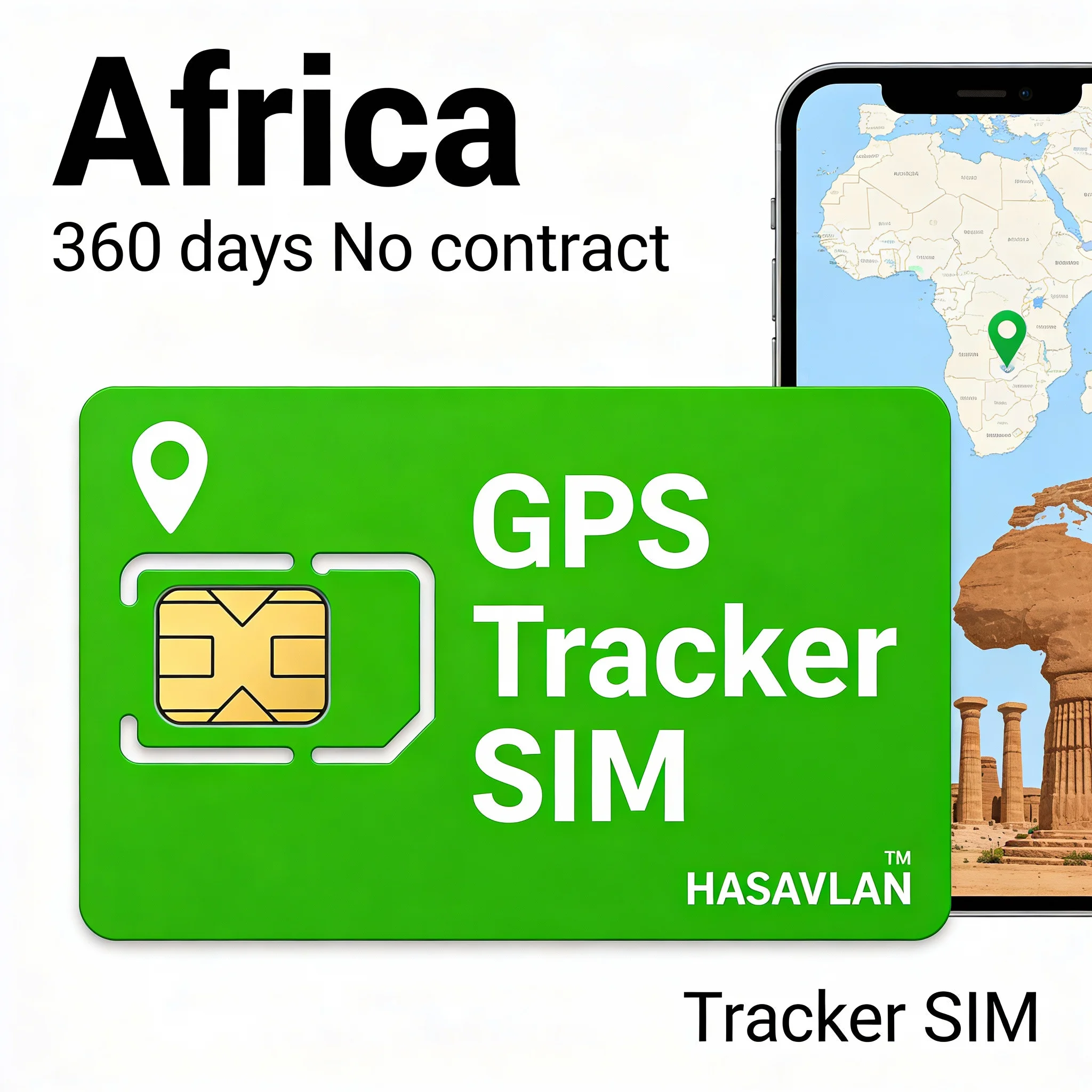 Obrázek 4: Afrika 4G lte iot sim pro GPS přístrojů – 360MB/360 dnů, pracovat s chytrý obojky, trackers & M2M přístrojů