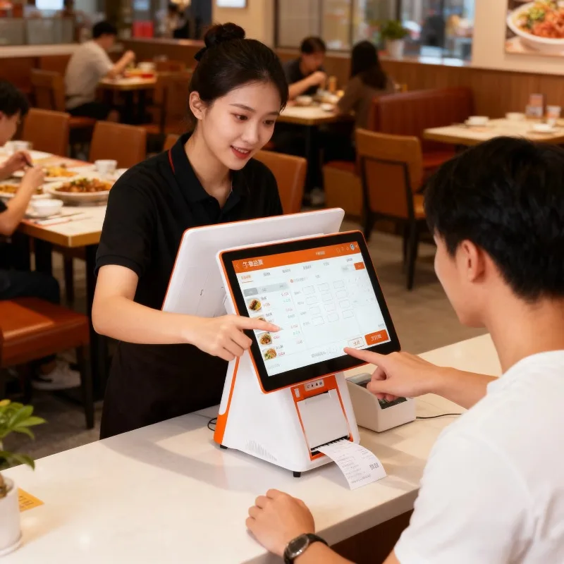 2026 Full-Function All-in-One Touch Screen POS System Premium Cash Register Hardware Machine