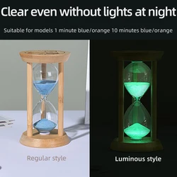 1pc Creative 1/3/5/10/15/30 Minute Wooden Hourglass Sand Timer Clock Sandglass Kids Teeth Brushing Games Desk Decor Child Gifts