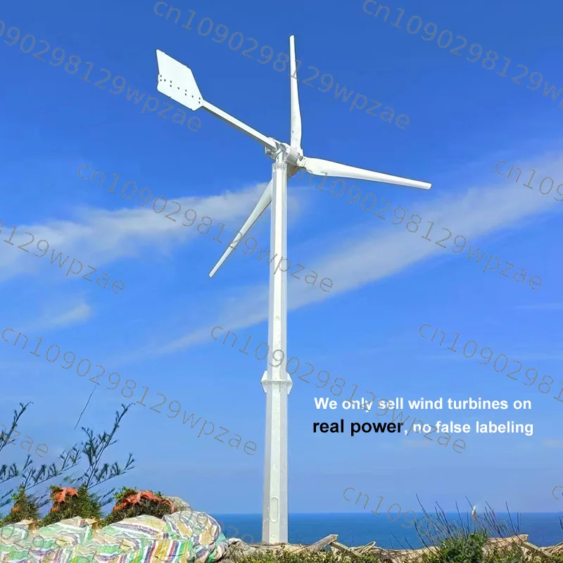 1kw 2kw 3kw 5kw 10kw Small Horizontal Axis Wind Power Generator