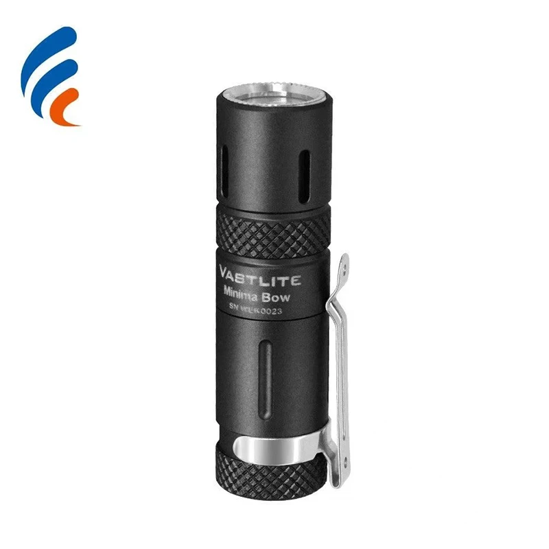 Vastlite Minima Bow Portable LEP Flashlight 280 Lumens EDC Mini Flashlights with Stainless Steel Clip Torch Light Linterna