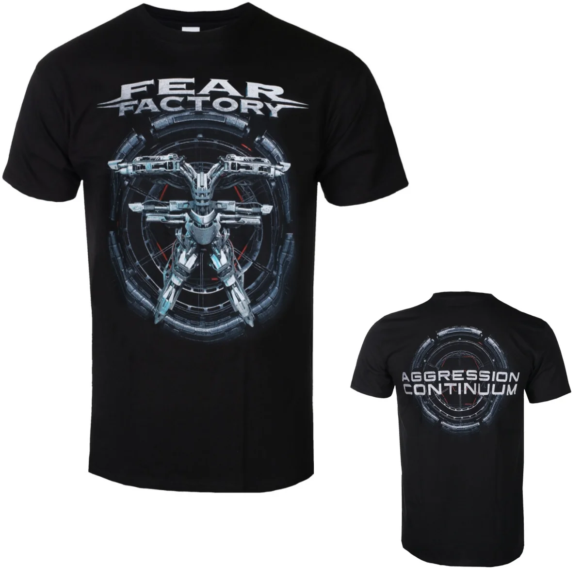 Hot Fear Factory Graphic Cotton Band T-shirt Unisex Summer Short Sleeve Fashion Brand Tee Luxury Casual Vintage Tees