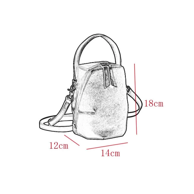 Johnature High Quality Women\'s Bucket Bag Fashion Handbag 2024 New Genuine Leather Retro Natural Soft Cowhide Shoulder Bags