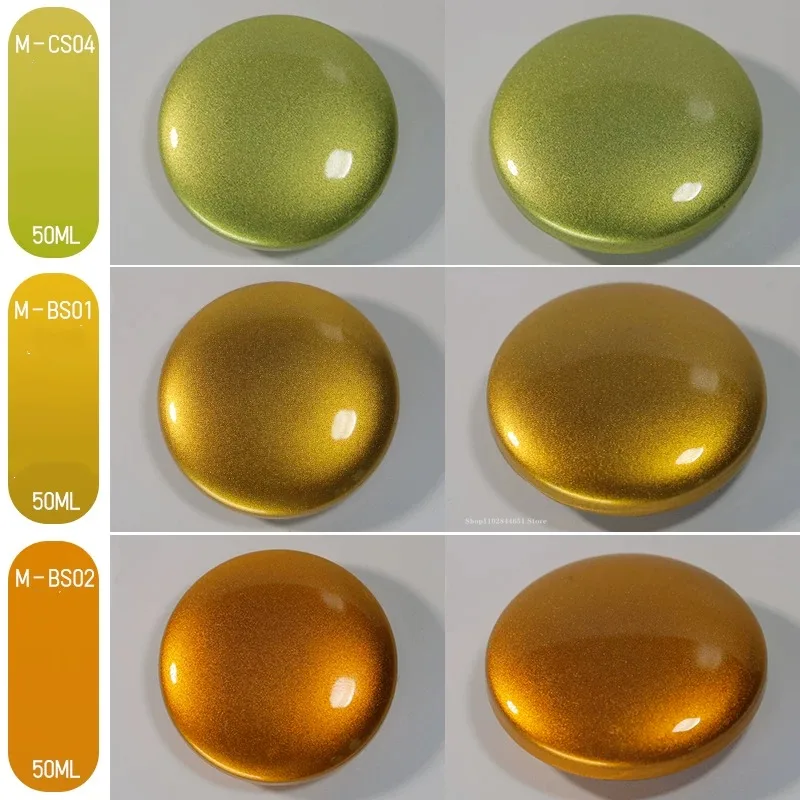 50Ml Dilution-free Pre-mixed Oil Paint Metallic Color Model  Pearl Paint DIY Assembled Car/military Model Color Changing Pigment