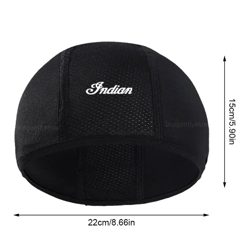 For Indian FTR 1200 S FTR1200 Carbon / Rally Chief VINTAGE Scout Motorcycle Balaclavas Helmet Inner Sweat Wicking Hat for Men