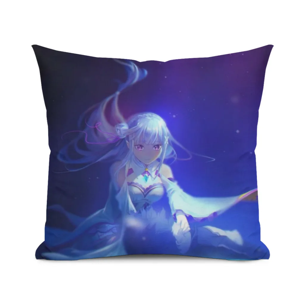 

Emilia Pillow Cushion Case Dakimakura Cover Decorative Sleeping 45x45cm