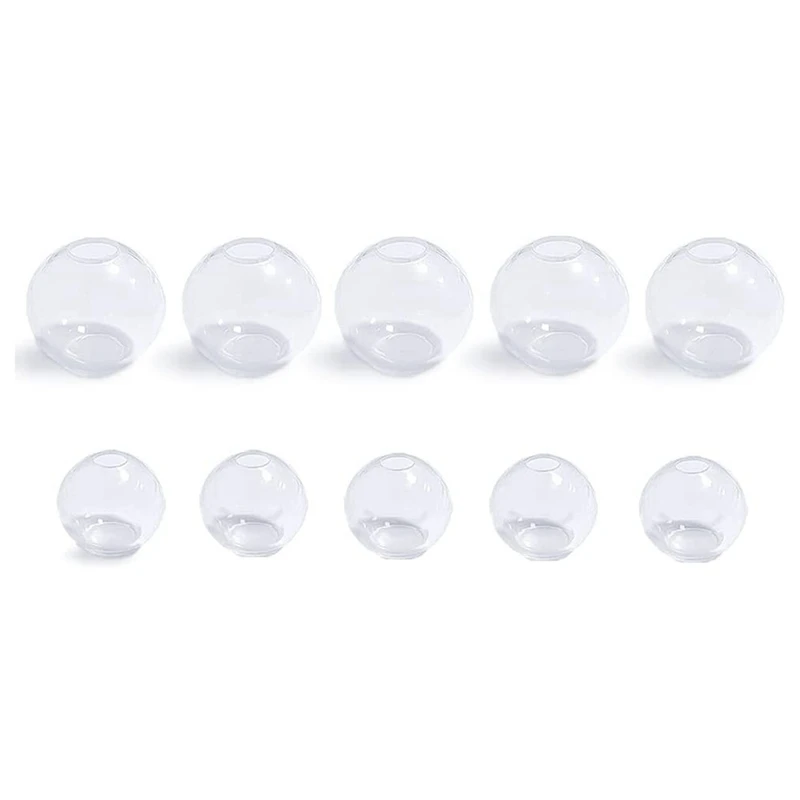 10Pcs Small Silicone Sphere Molds, 1.7Inch 1.3Inch Resin Knob Molds, Orbs/Ball Silicone Molds For Epoxy Resin Casting