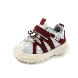 Children Spring New Children Sneakers Baby Cute Cartoon Glasses Casual Shoes Boys Girls Breathable School Shoes