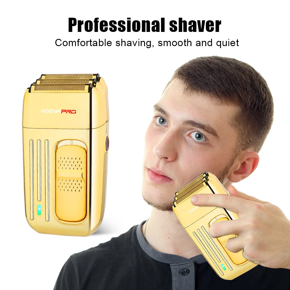 Set Pemotong Rambut Tanpa Kabel yang Ditingkatkan - Pemangkas Jenggot Profesional untuk Pria dengan Sisir Penataan Rambut T-Blade