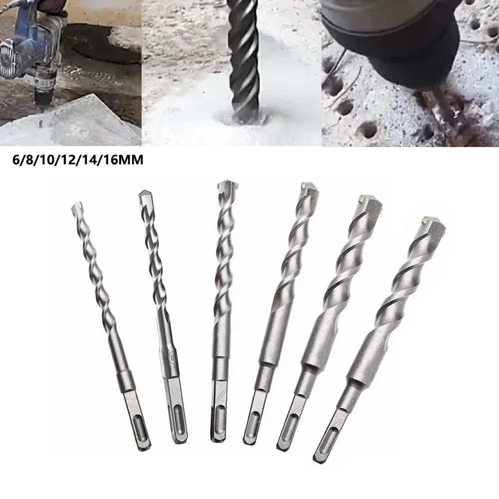

Carbide Masonry Drill Bits Set 150mm Length For SDS PLUS Shank for Rotary Hammer Perfect for Drilling Concrete and Brick