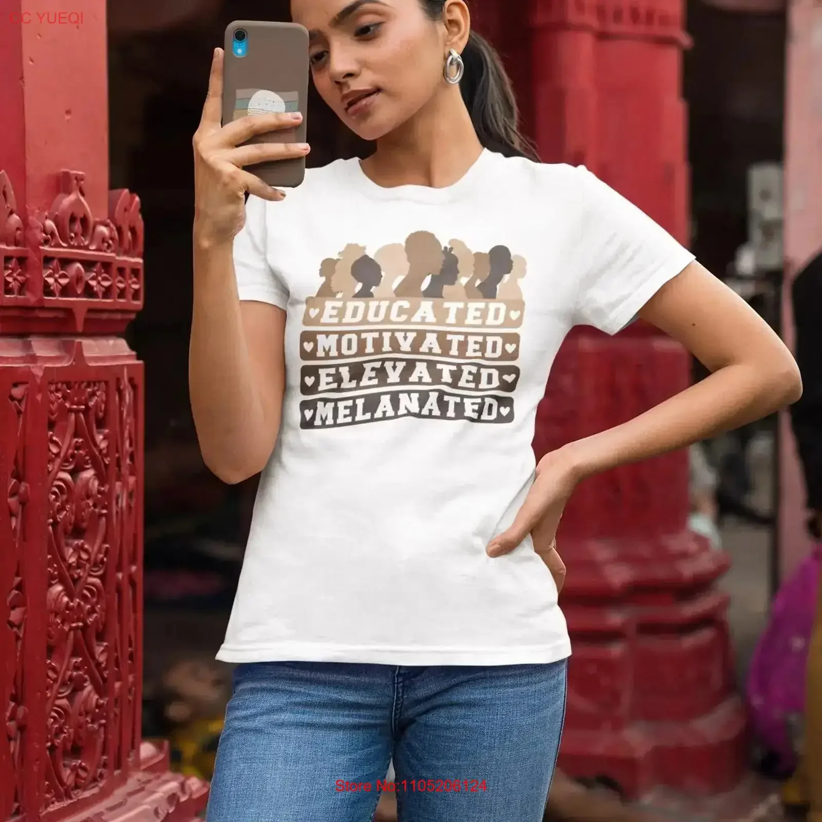 Melanated T Shirt Heritage Pride Celebrate Your Melanin Black Excellence Empowering Design History Month vintage Washed homme
