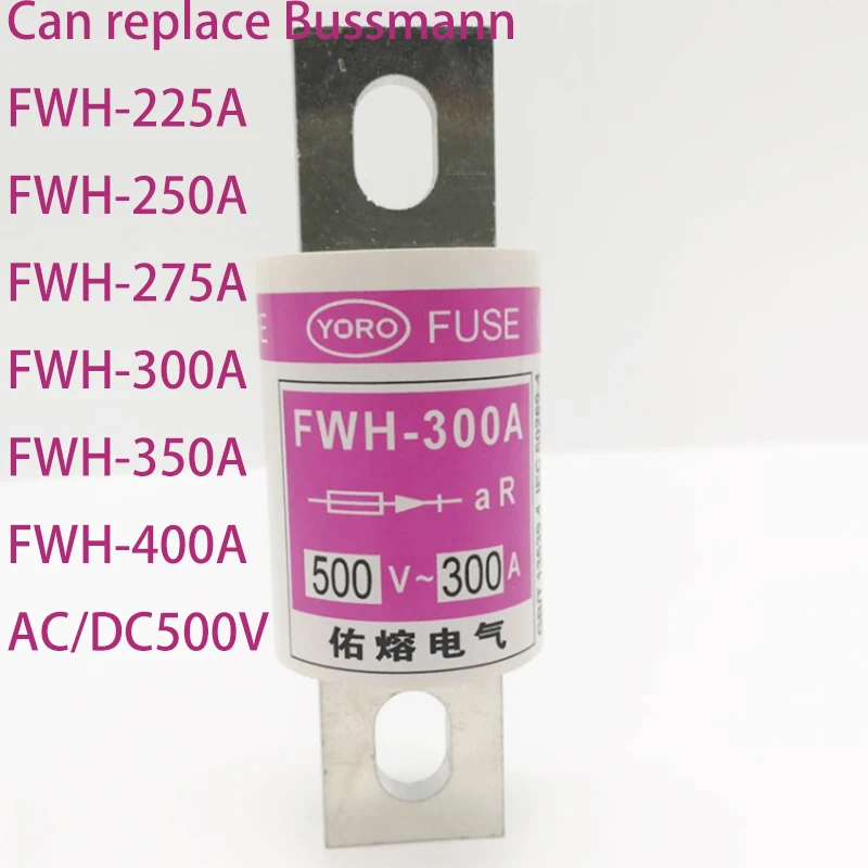 Replace Bussmann fast fuse FWH-300A FWH-350A FWH-400A 500V fuse new energy electric vehicles