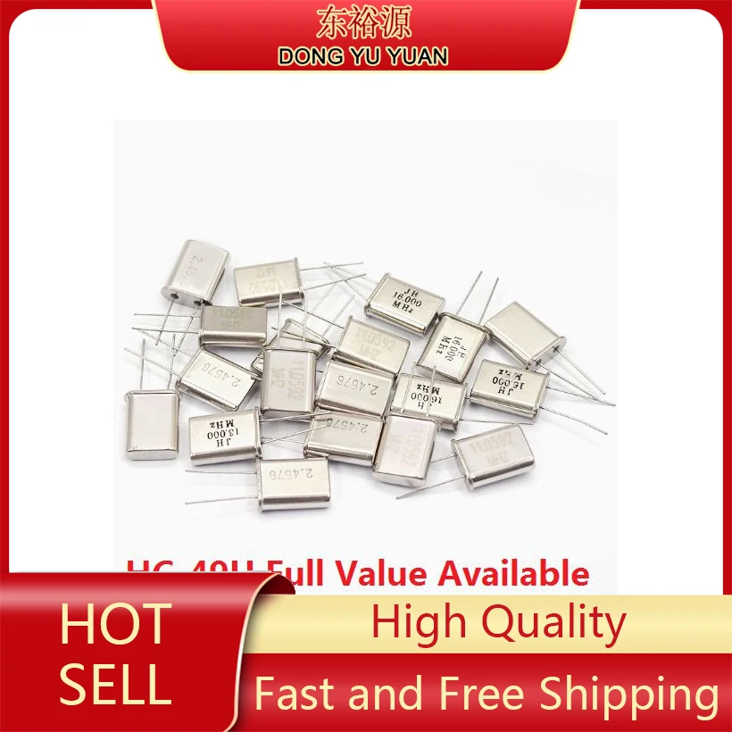 5 шт. 1,8432 м/2 м/2,4576 м/4,5 м/5 м/10 м/11 м/11/110592 м/12 м/14 м пассивный кварцевый генератор 16,934 м/24 м/26,60 м/27 м/33,868 м/мГц 49 HC-49U