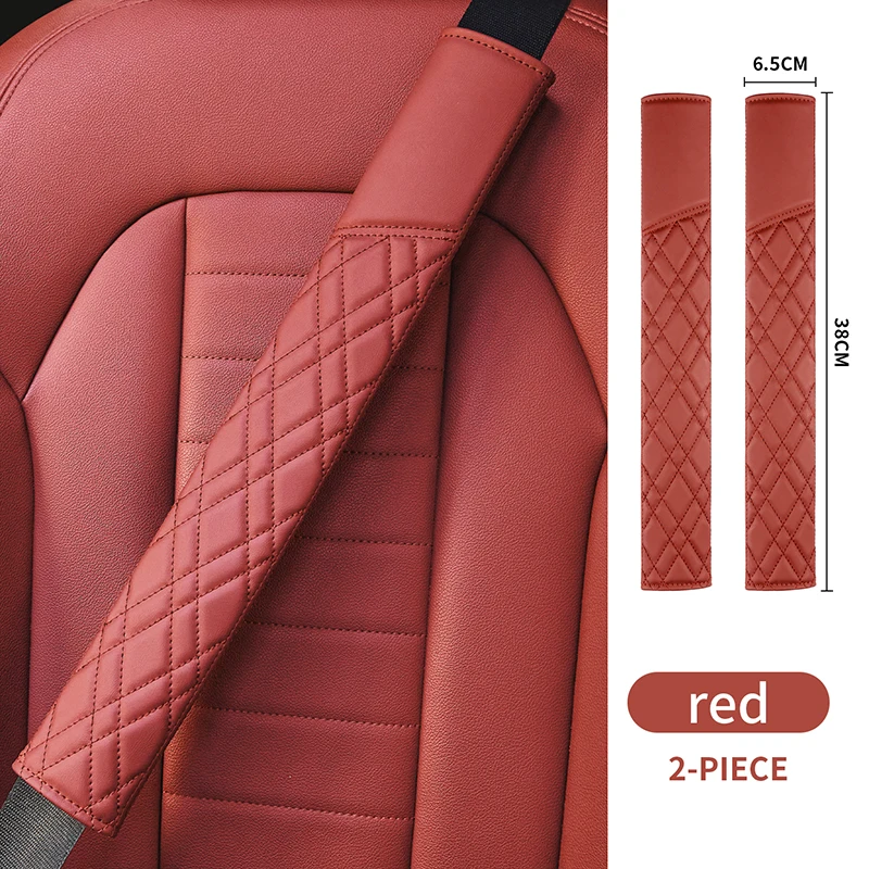 

Car Seat Belt Pads 2 PCS Safe Seatbelt Shoulder Strap Covers For ZEEKR Suzuk Renault Subaru Skoda Infiniti Universal Accessories