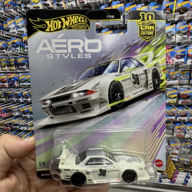 FPY86 Hot Wheels Car Culture Aero Styles Premium Alloy Diecast Car Nissan GTR Audi Lexus Silhouette Racing Vehicle Collectible T view 6