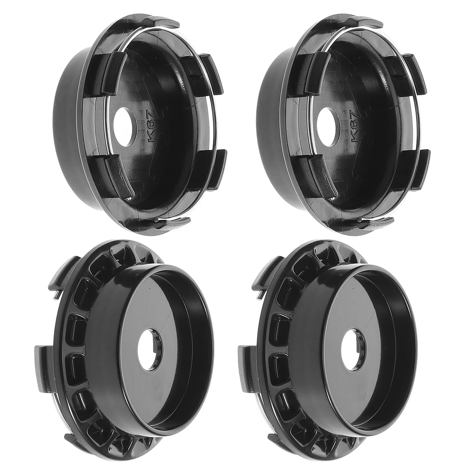 

4pcs Wheel Center Cap 67MM Rim Hub Cover Blank DIY Car Tuning Wheel Hubs Durable Elegant Stickers Plastic Valve Tires