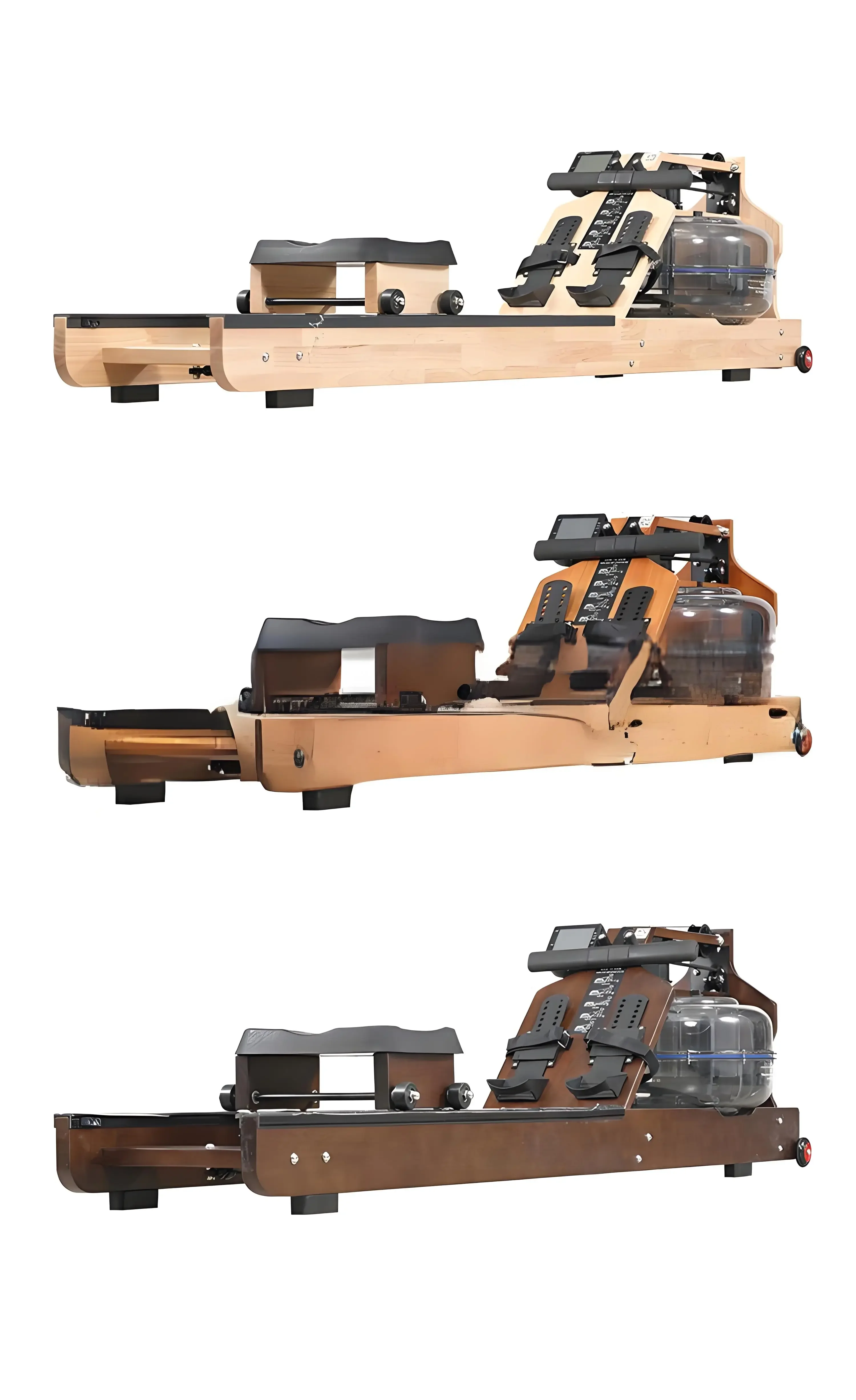 Air Rowing Machine Portable Water Rower Rowing Machine Multifunctional Trainer Cardio Equipment Weight Loss Home Gym