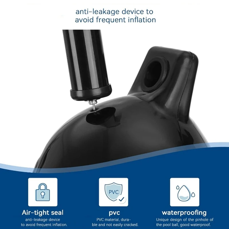 

B0a-tBoat Fenders 6.5x23 Inflatable Ribbed Boat Fenders with Fenders Line 6.5ft Needle and