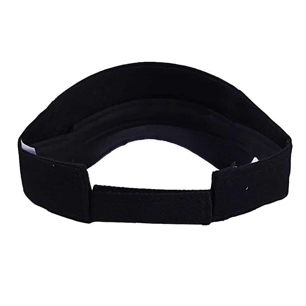 Chapéus de sol de verão das mulheres dos homens algodão viseira ajustável proteção uv topo vazio sólido esporte tênis golfe correndo protetor solar boné de beisebol