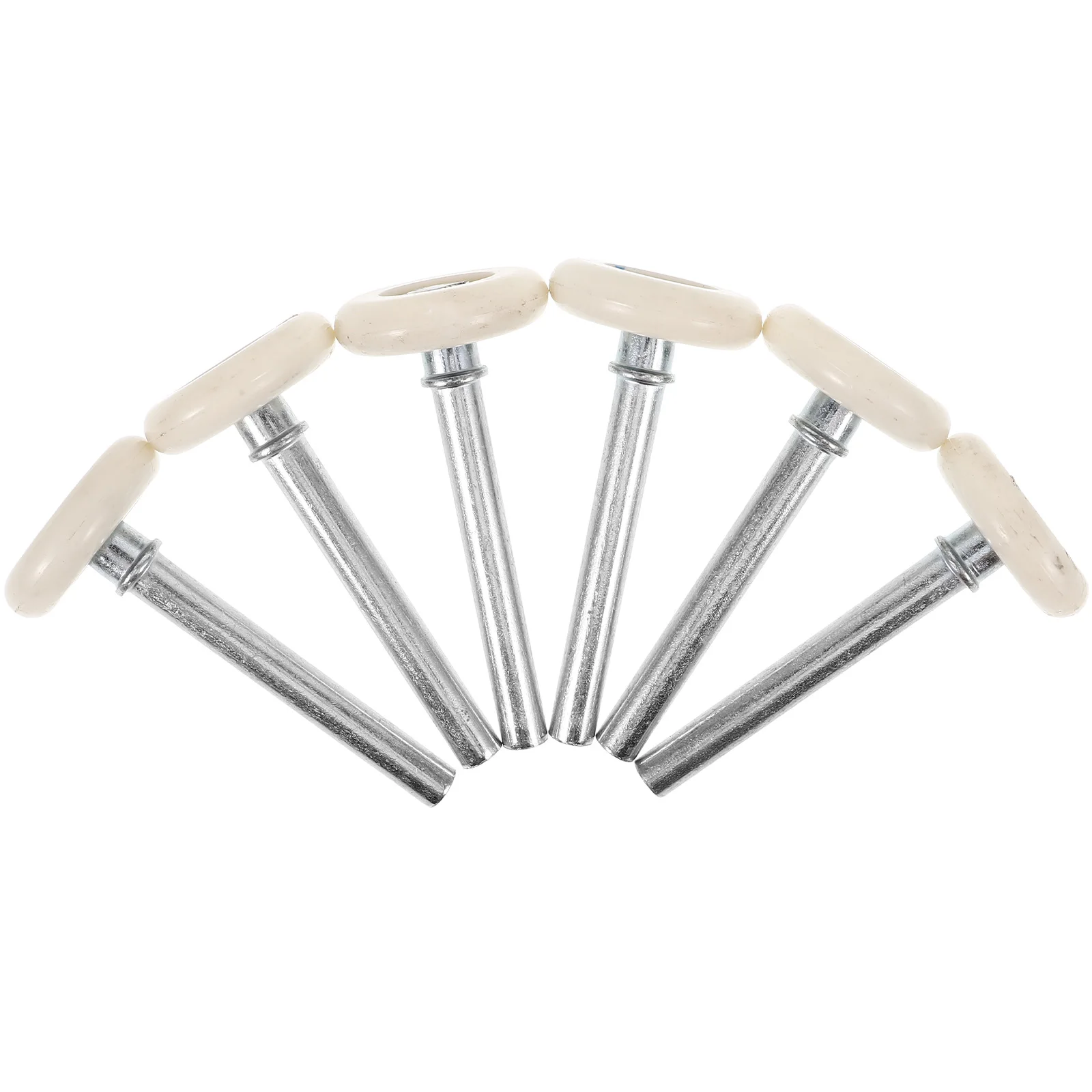 

6pcs Garage Door Rollers Replacement Nylon Wheels Hardware Accessories Smooth Durable Quiet Stable Easy Install for Residential