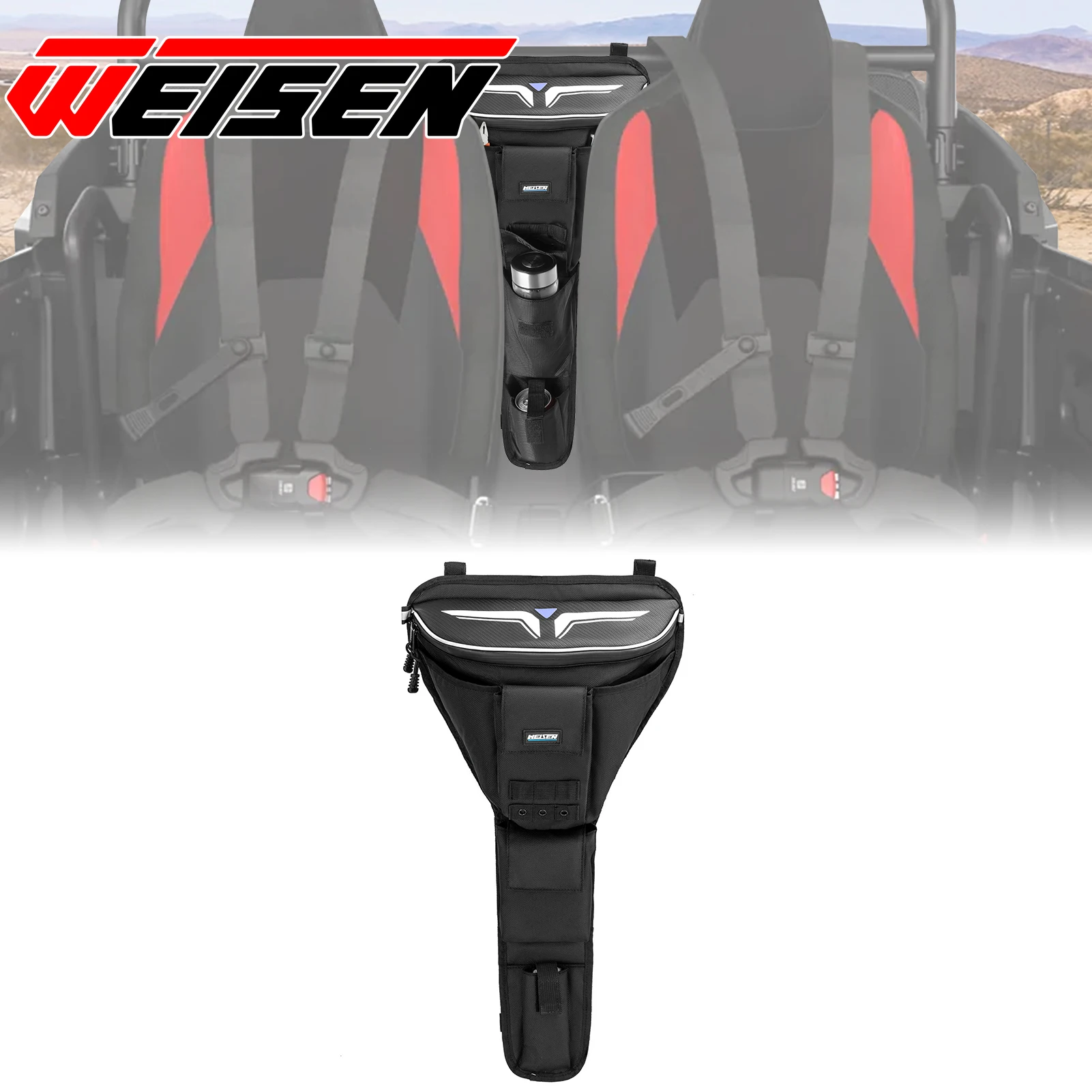 

Центральные сумки для хранения UTV, 1,35 галлона (5,1 л), водонепроницаемые для Polaris RZR XP 1000/XP 4 1000 2024-2025 гг., не для XP 1000 2014-2023 гг.