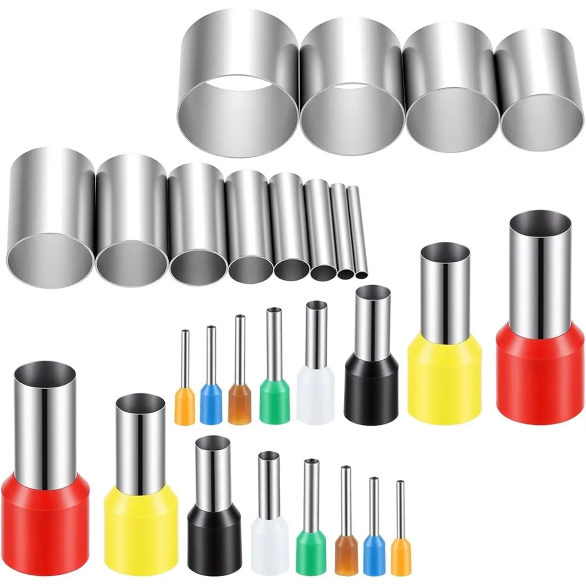 【STABLE QUALITY】Pack of 28 Clay Cutters, Round, Stainless Steel Cookie Cutters, Round, Polymer Clay Clay Tool 20 Sizes for DIY